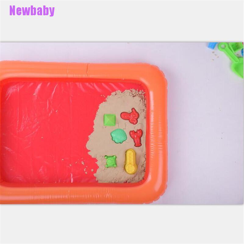(Newbaby) Mainan Nampan Tiup Bahan Plastik Untuk Anak Bermain Pasir / Clay