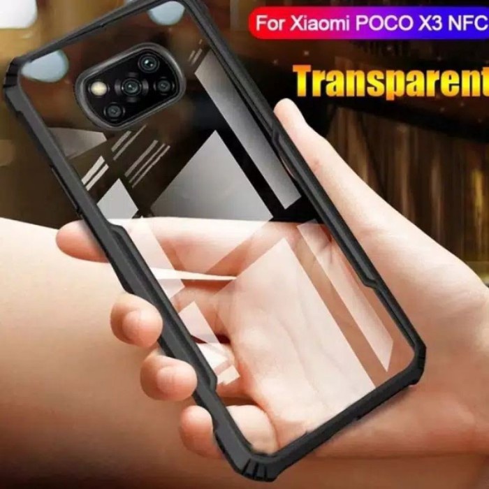 S/P- CASING Case Xiaomi POCO X3 NFC (2020) Case Shockproof Armor Transparant SP by POA