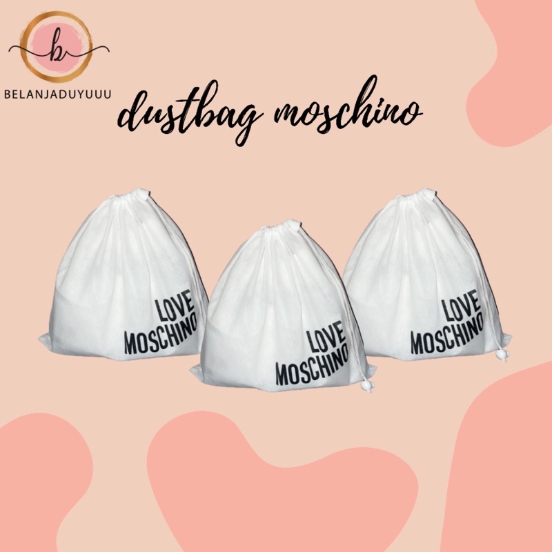 MOSCHINO Dustbag Sarung Tas Pengganti Sarung Tas Pelindung Debu