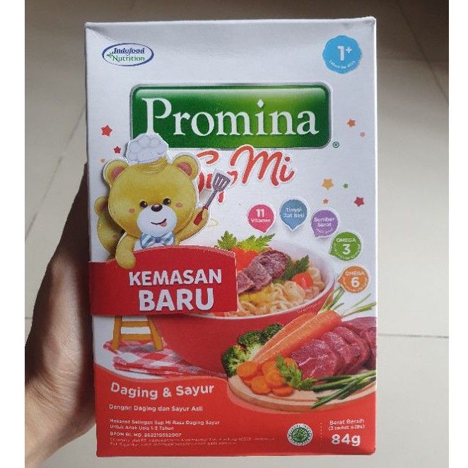 Promina SUP MI DAGING SAYUR sup mie 1+ balita 120gr.