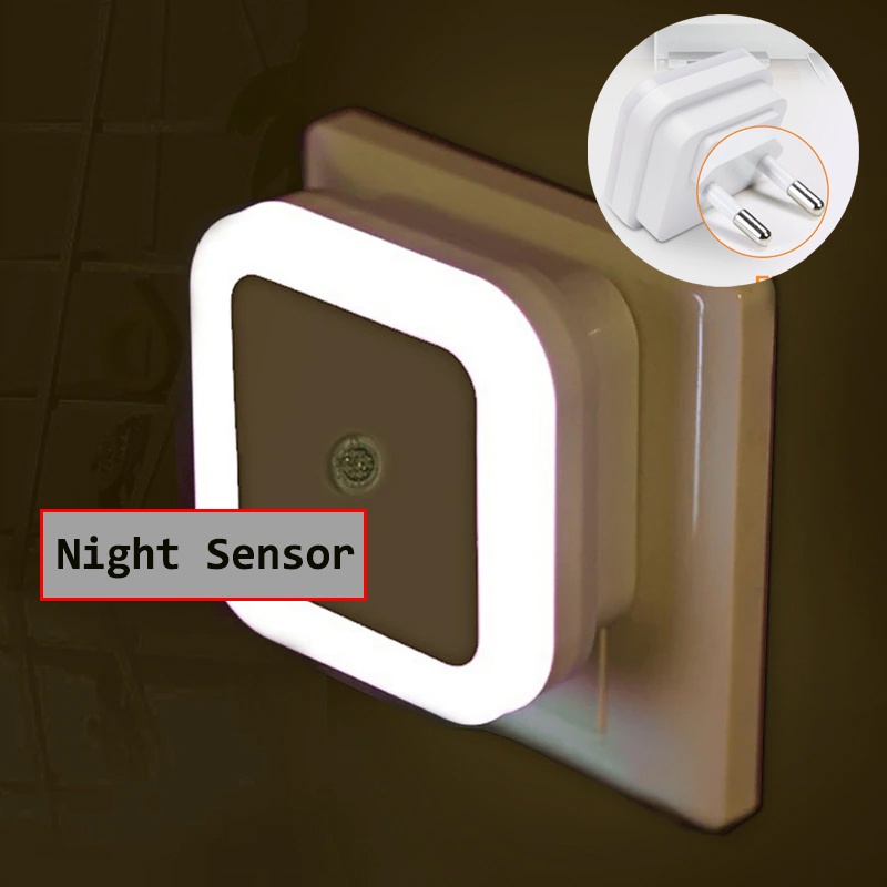 led tidur lampu tidur mini sensor gelap night side bed lamp eu plug