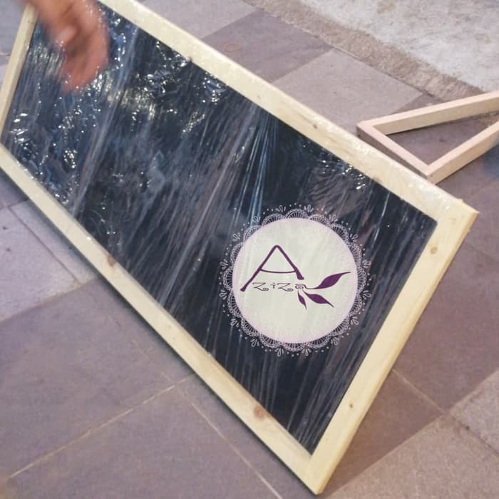 

Papan Tulis Kapur 120x60 Kayu Jati Belanda Papan Menu Kafe