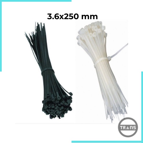 

kabel ties3.6mmx25cm isi 100pc JAKMAN/JAKMAN kabel ties/cable tis/tali tis/tali pengikat/kabel tis