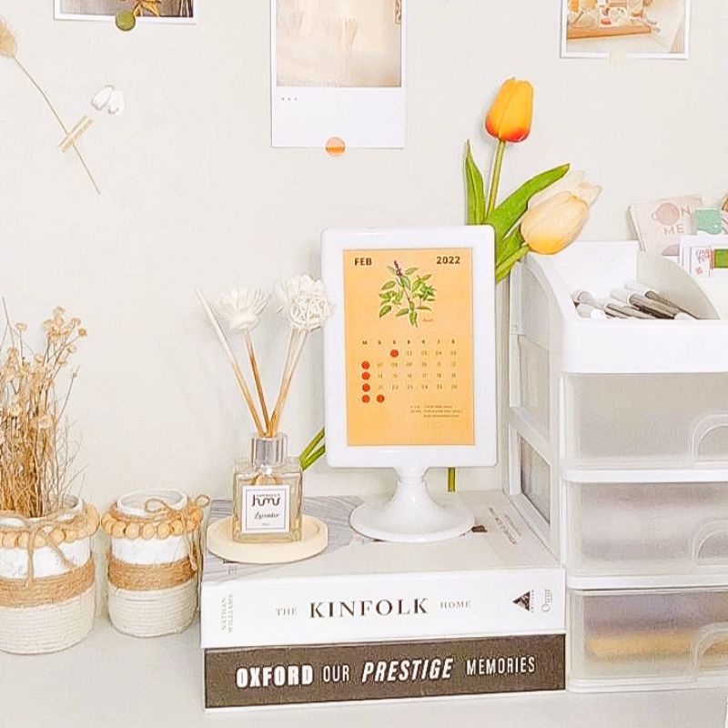 Kalender Aesthetic 2022 | Kalender Meja Aesthetic 2022 | Standing Calender Minimalist
