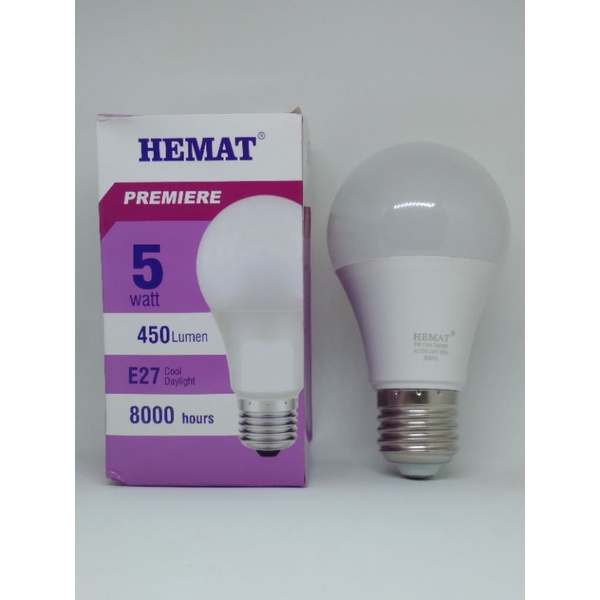 Lampu Led Hemat Premiere 5 watt