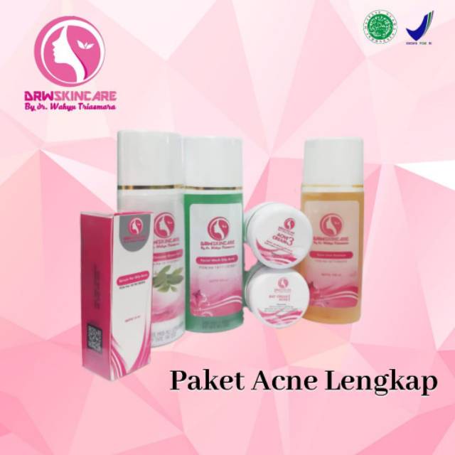 Paket Acne Lengkap Menghilangkan Jerawat Drw Skincare Original Shopee Indonesia