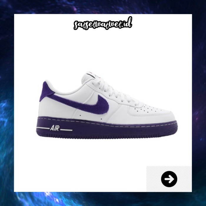 Nike Air Force 1 07 EMB White Court Purple