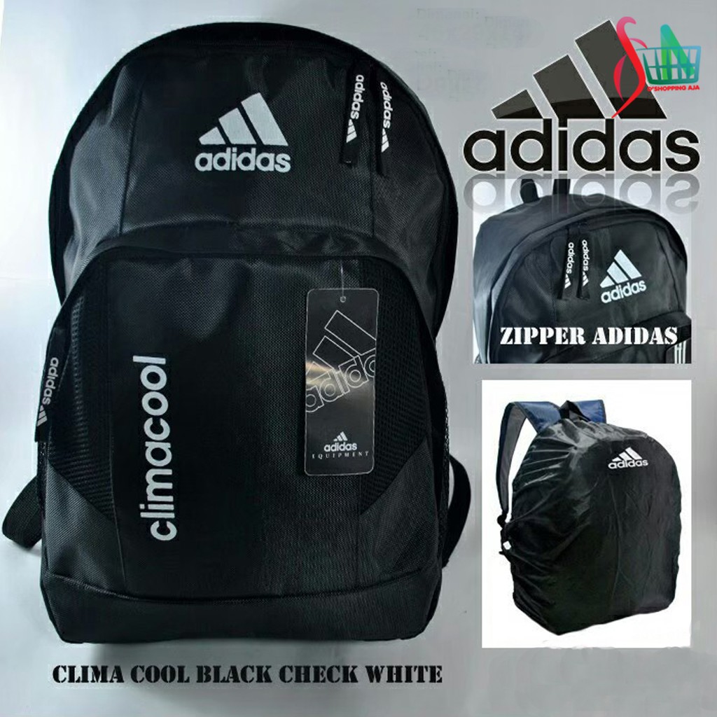 Tas Backpack Pria Adidas Hitam