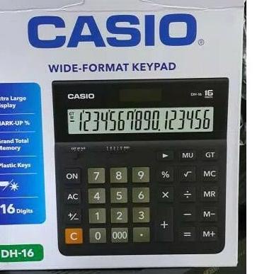 

(C07QF)⭐ Kalkulator Casio 16 Digit DH-16 / Calculator Casio DH-16 Besar !..