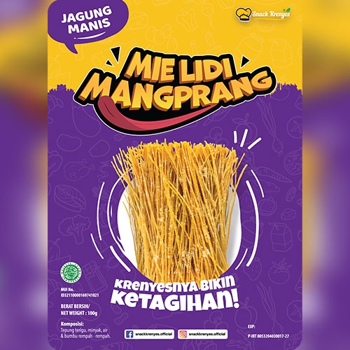

Mie Lidi Rasa Jagung Manis