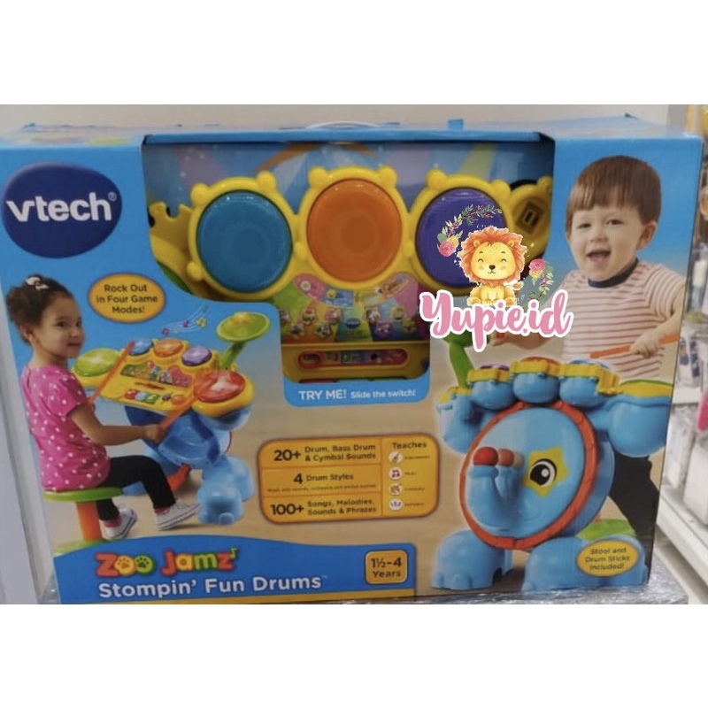 vtech zoo jamz stompin fun drums