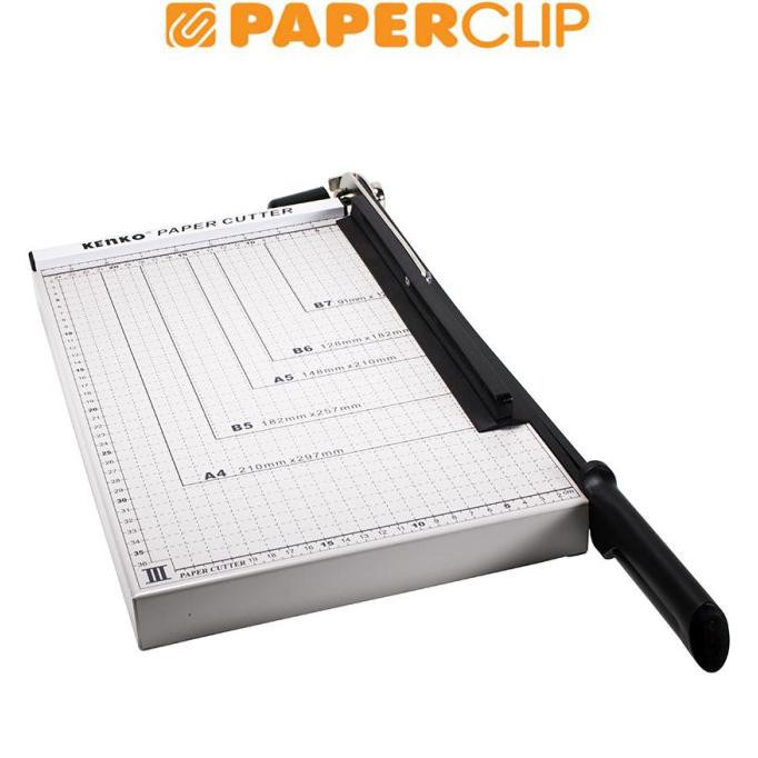 

✨BISA COD✨ PAPER CUTTER KENKO 10X15 F4 METAL