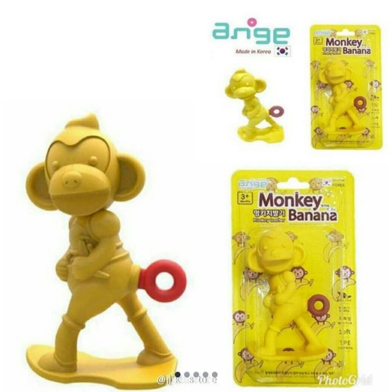 Ange teether monkey