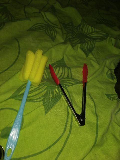 Capitan Untuk Menyajikan Bbq Salad: Peralatan Dapur Bahan Stainless Steel Dan Silikon