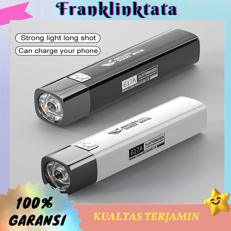 COD/New!Senter LED Super Terang hingga 600 meter (ORIGINAL)/ Jarak jauh/ kekuatan seluler/ Senter Police/ Lampu senter swat paket lengkap