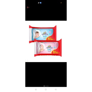 KODOMO TISSUE BASAH 50'S BUY 1 GET 1