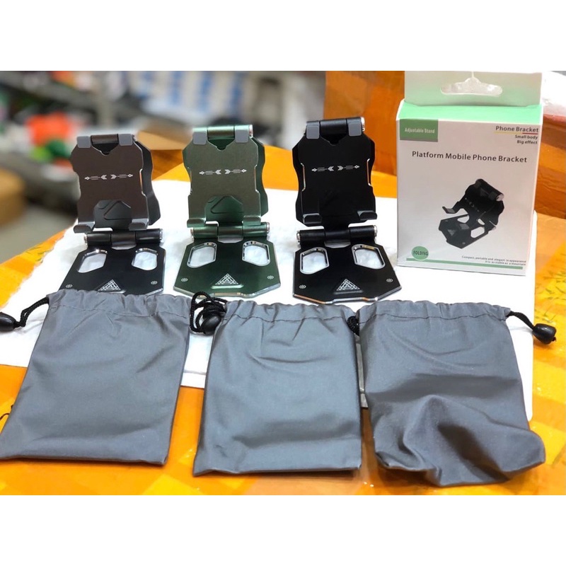 Holder Stand Meja HP / Table Aluminium lipat / Holder Dudukan meja