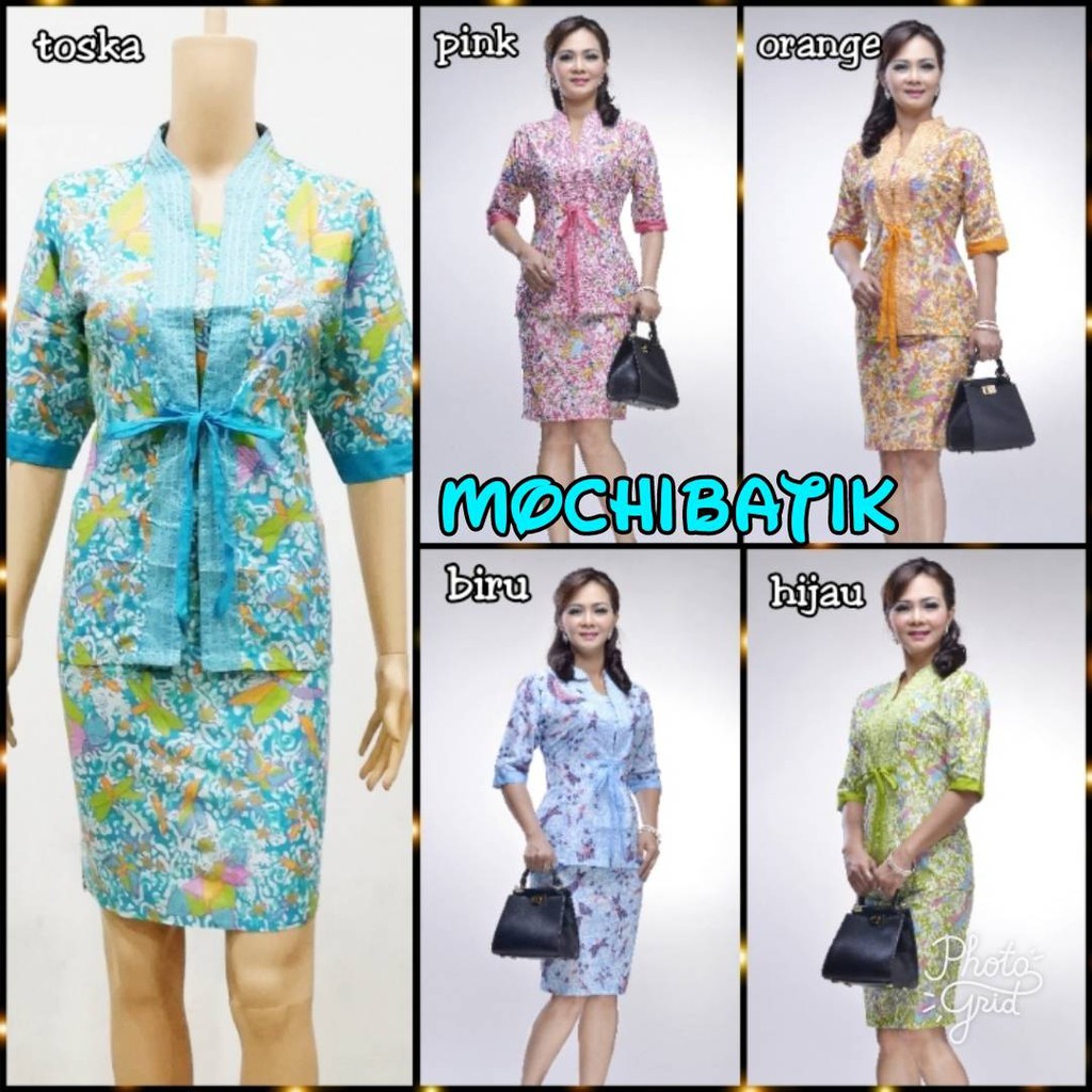 ROK N BLUS BATIK WANITA KARTIKA PERMEN