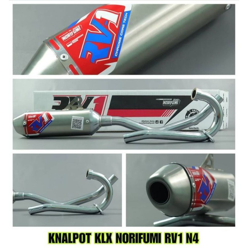 Knalpot norifumi Kawasaki KLX 150 RV1