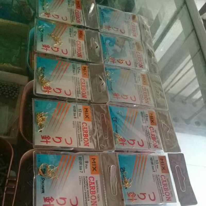 KAIL MIX CARBON 1010R/KAIL BERWARNA KUNING/KAIL EMAS/KAIL LUBANG