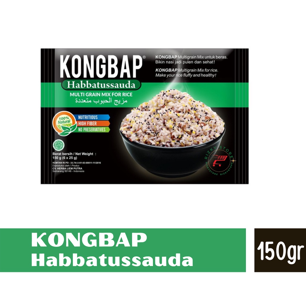 KONGBAP ORIGINAL/HABBATUSSAUDA/CHIA SEED QUINOA 150gram