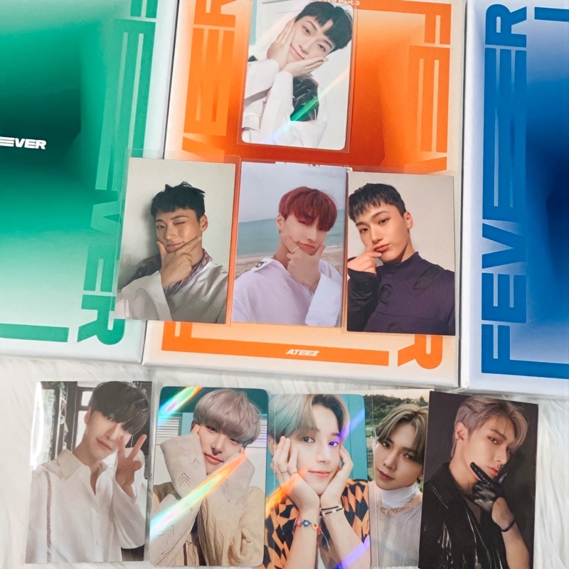 Ateez Photocard Makestar Album Fever Part 3 Seonghwa San Wooyoung Mingi Yeosang Yunho Hongjoong Jong