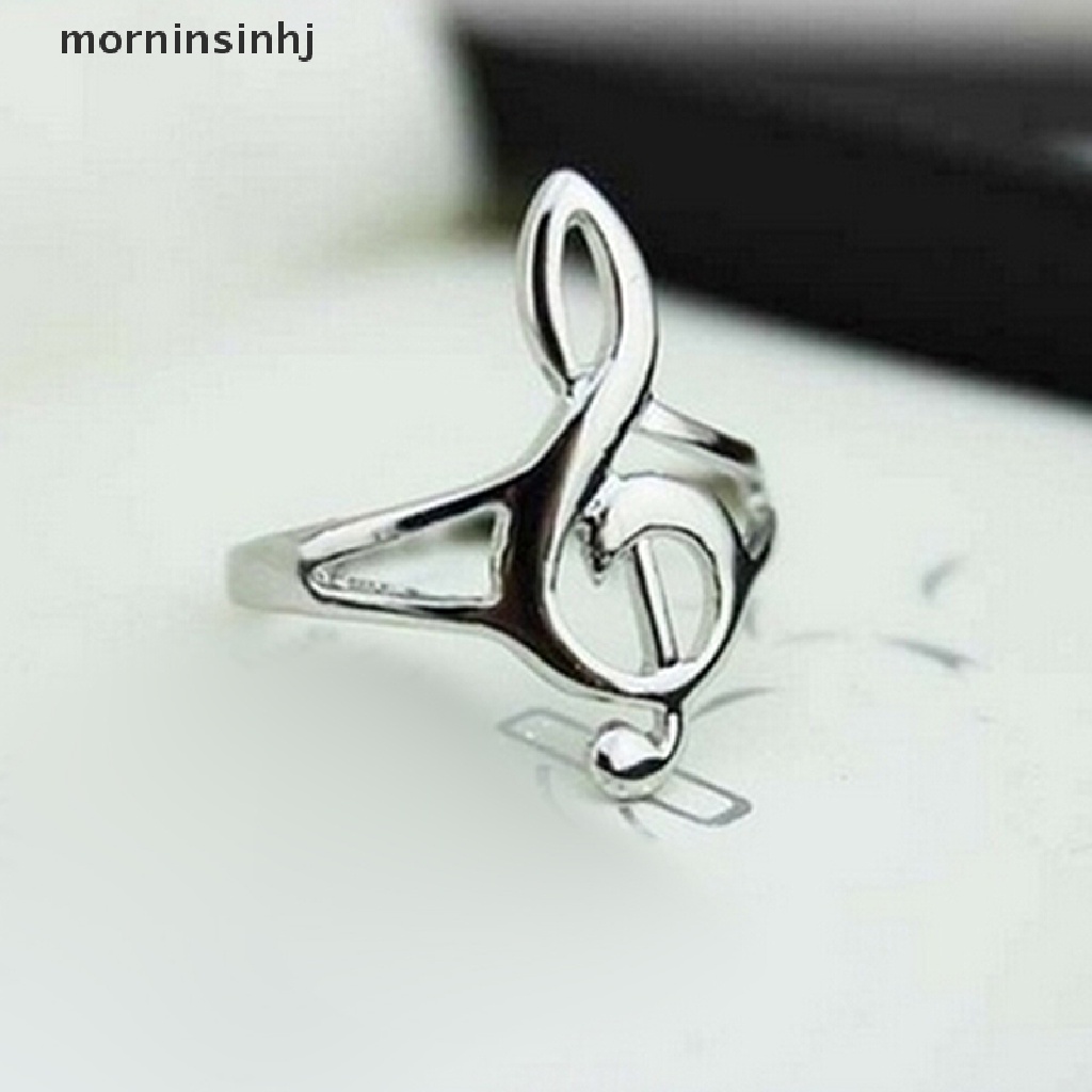 Mor Cincin Lapis Silver Model Not Musik Untuk Wanita