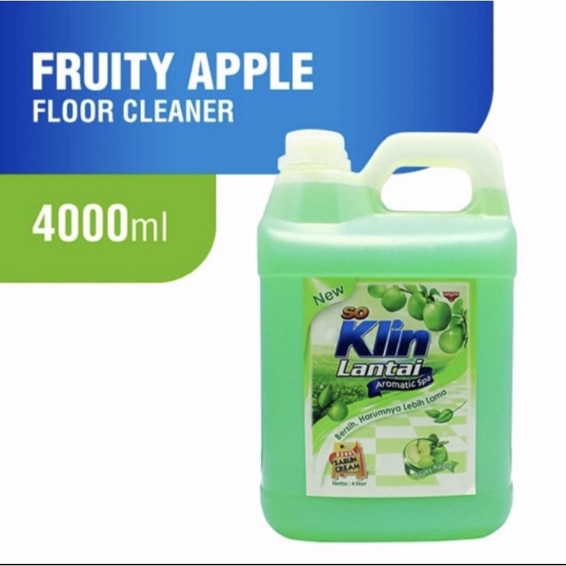Soklin lantai Apel 4 liter