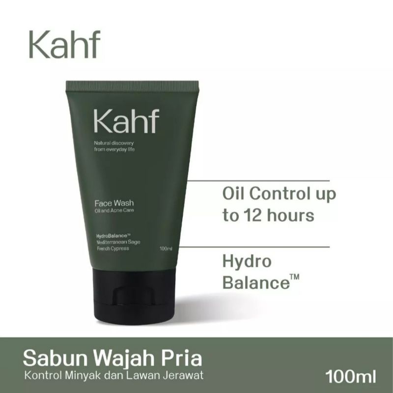 KAHF Oil and Acne Care Face Wash 100ml