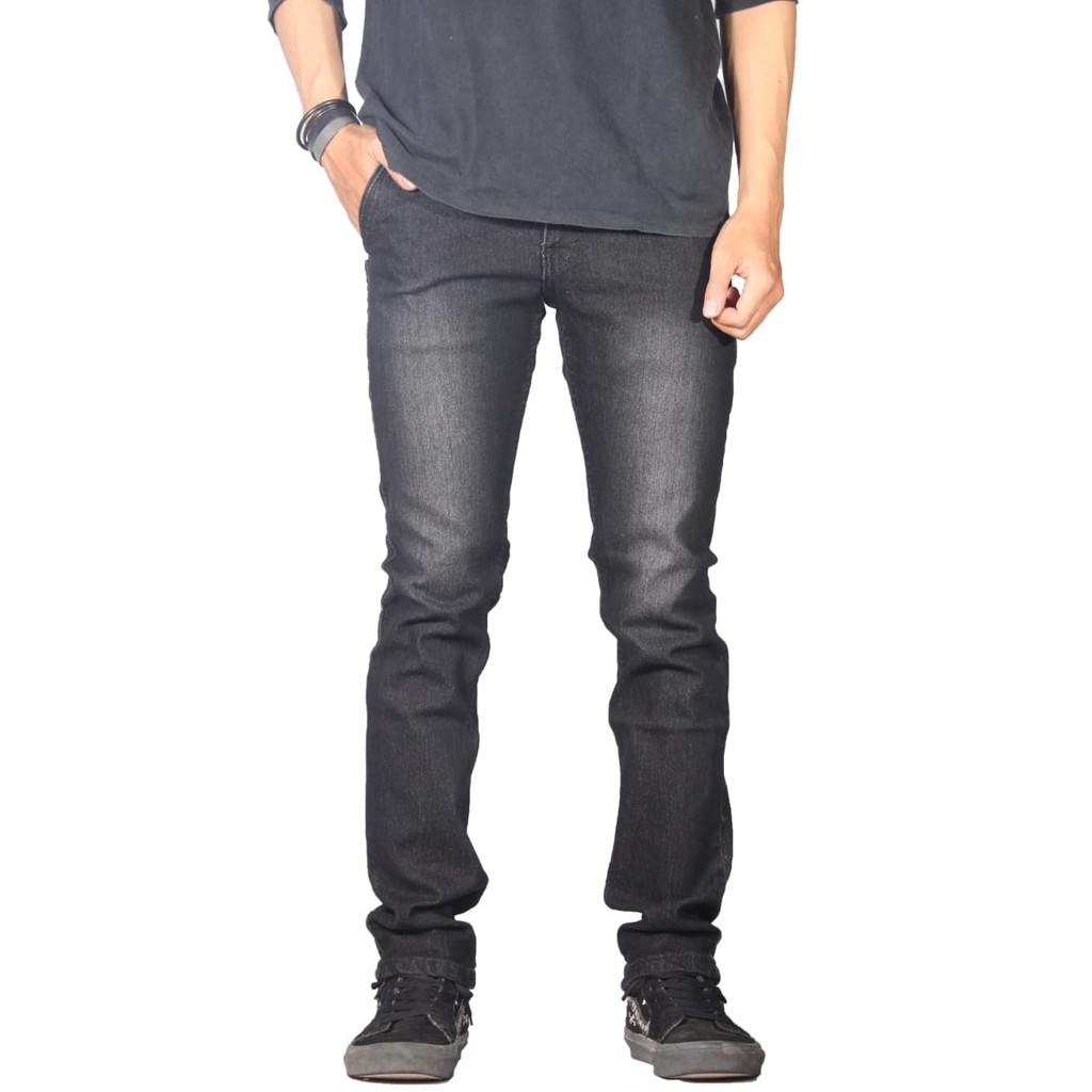 Celana Jeans/Denim Black Garment Spay Barazha