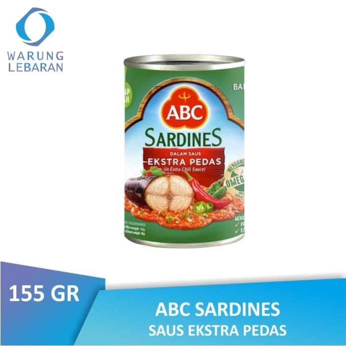 

5ds45ss Tin Abc Sardines Saus Ekstra Pedas 155 Gr Xa20X1