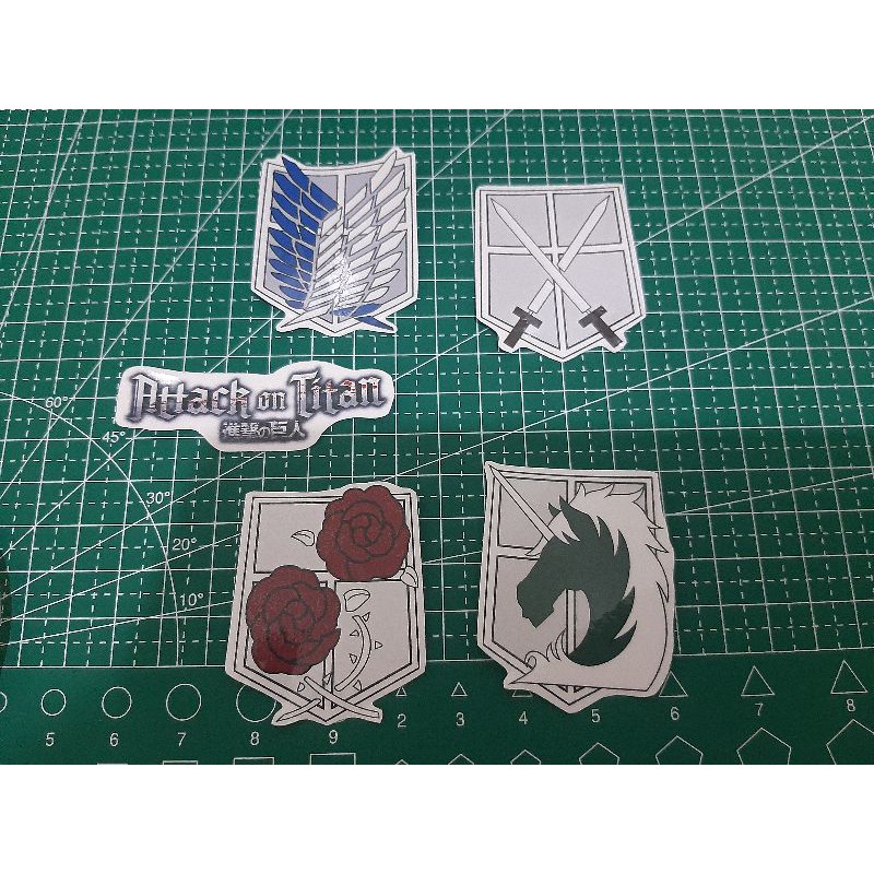 

STIKER LOGO PASUKAN AOT PER PCS TAHAN AIR