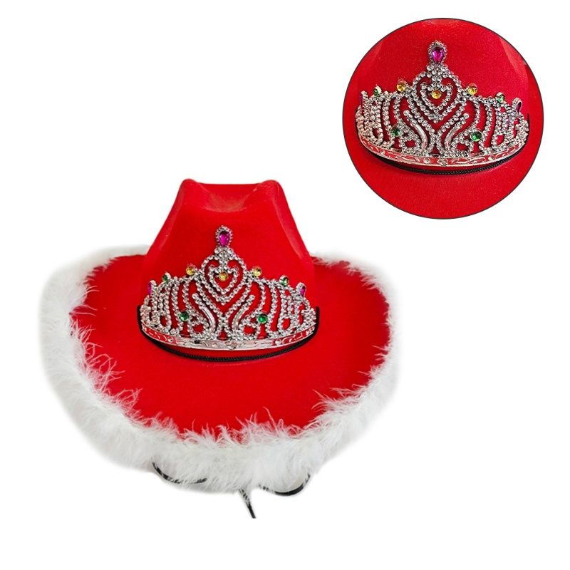 Zzz Topi Koboi Aksen Bulu + Payet Untuk Wanita