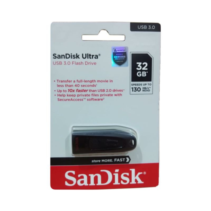 Sandisk Flashdisk Ultra 32GB USB3.0 Cz48