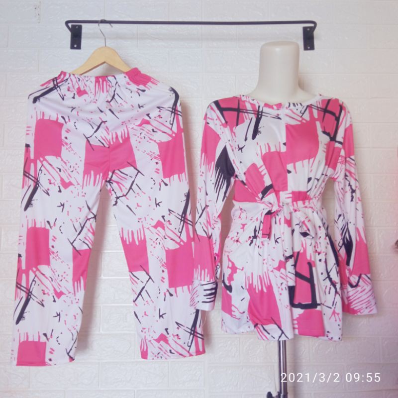 Setcel nagita terbaru hyget premium//setelan wanita hyget//one set nagita terlaris