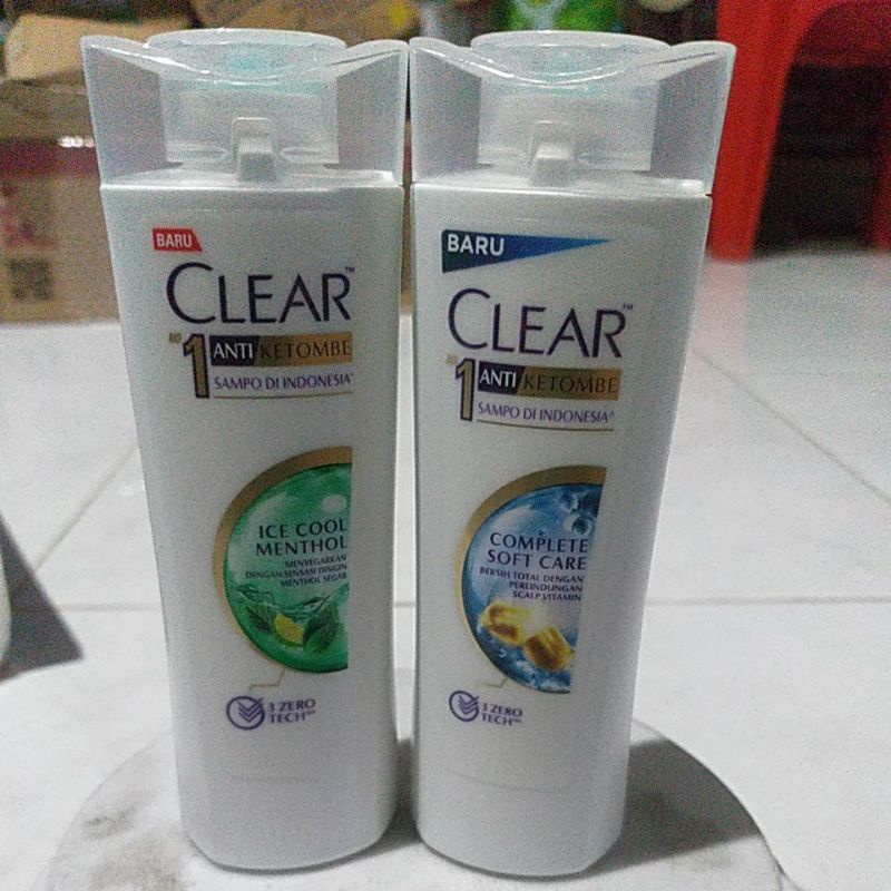 Shampo clear ice cool menthol n complete care 70ml