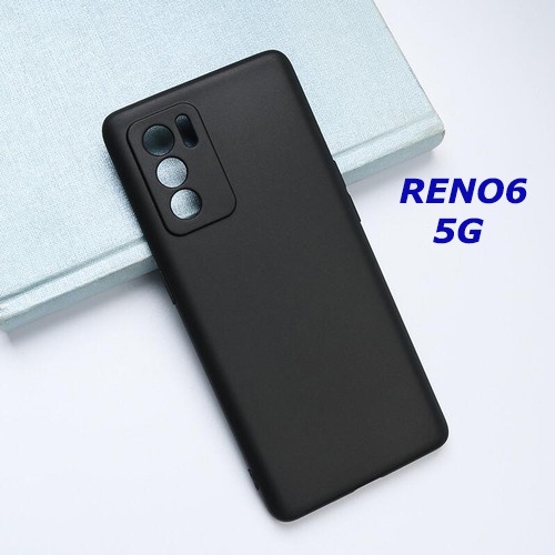 Casing Oppo Reno6 5G SoftCase Black Matte