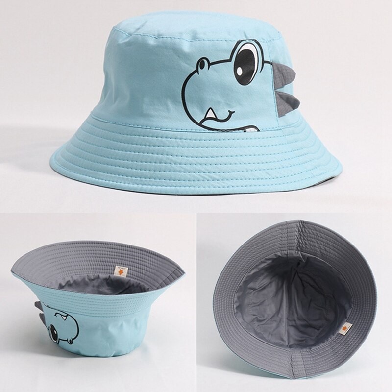 Topi Bayi Anak Karakter Kucing / Bucket Dino Lucu Termurah Bahan Cotton Premium