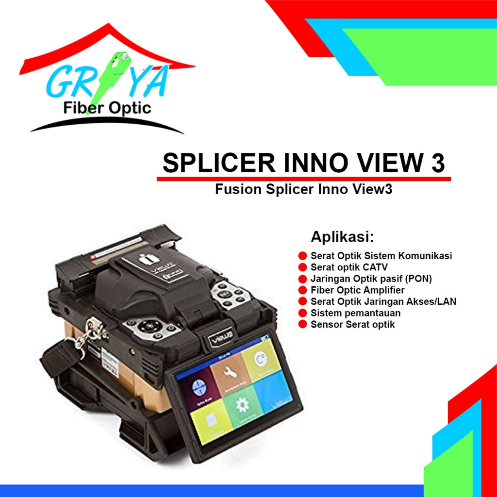 Splicer Inno View 3 / Fusion Splicer Inno View3 / Alat Sambung Fiber ...