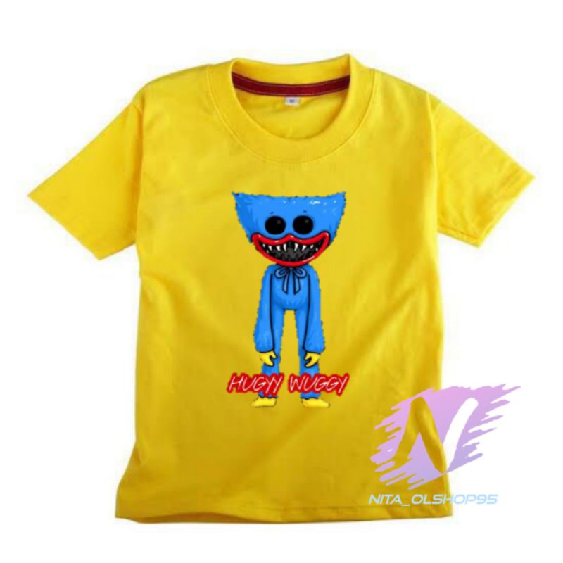 baju anak kaos anak huggy wuggy