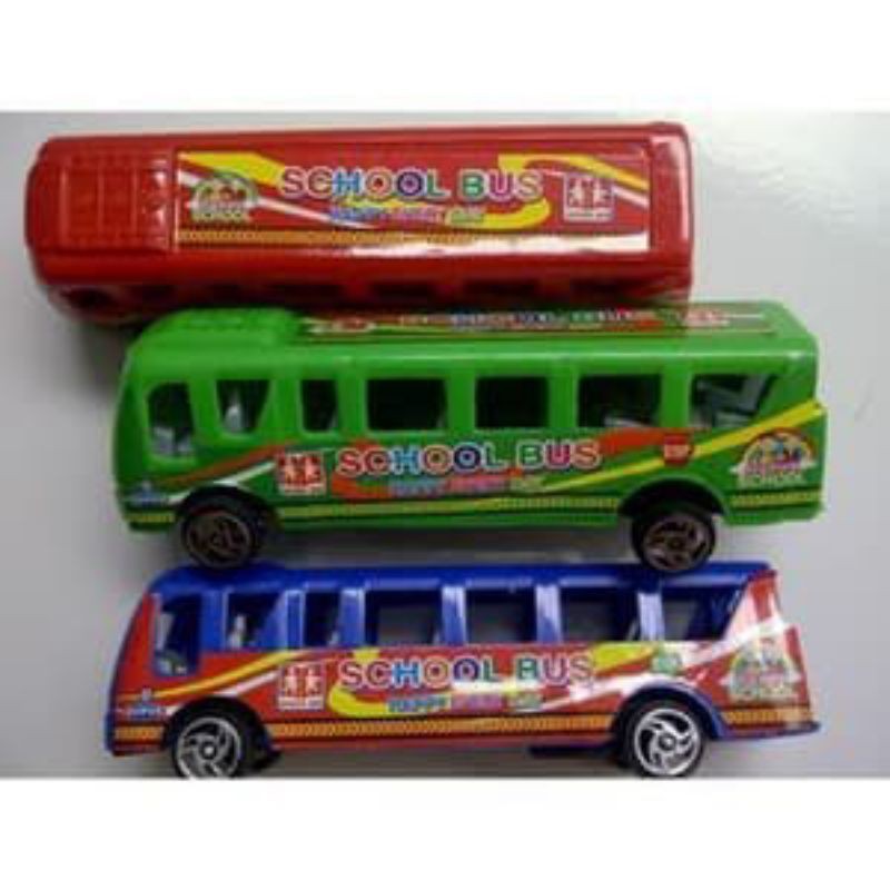 mainan mobil Bus mini / Miniatur bus school  lucu dan murah