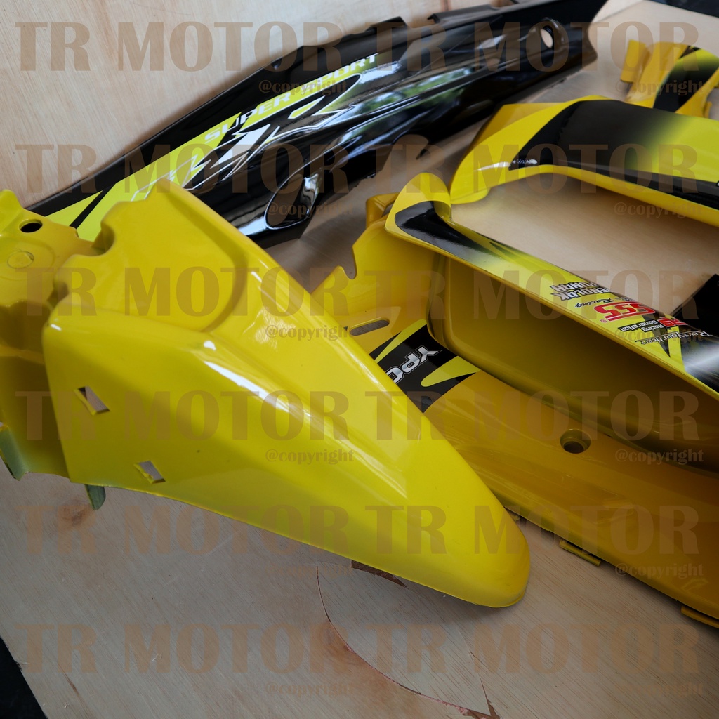 Cover Body Fizr F1zr Super Sport Kuning Hitam Full Set Halus Cover Bodi Yamaha Fiz r