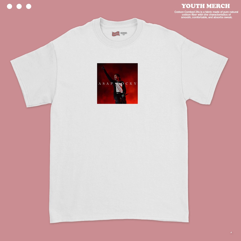Kaos Musik Asap Rocky - Musik Merch | Unisex | Baju Rapper Asap Rocky | Asap Rocky Tees