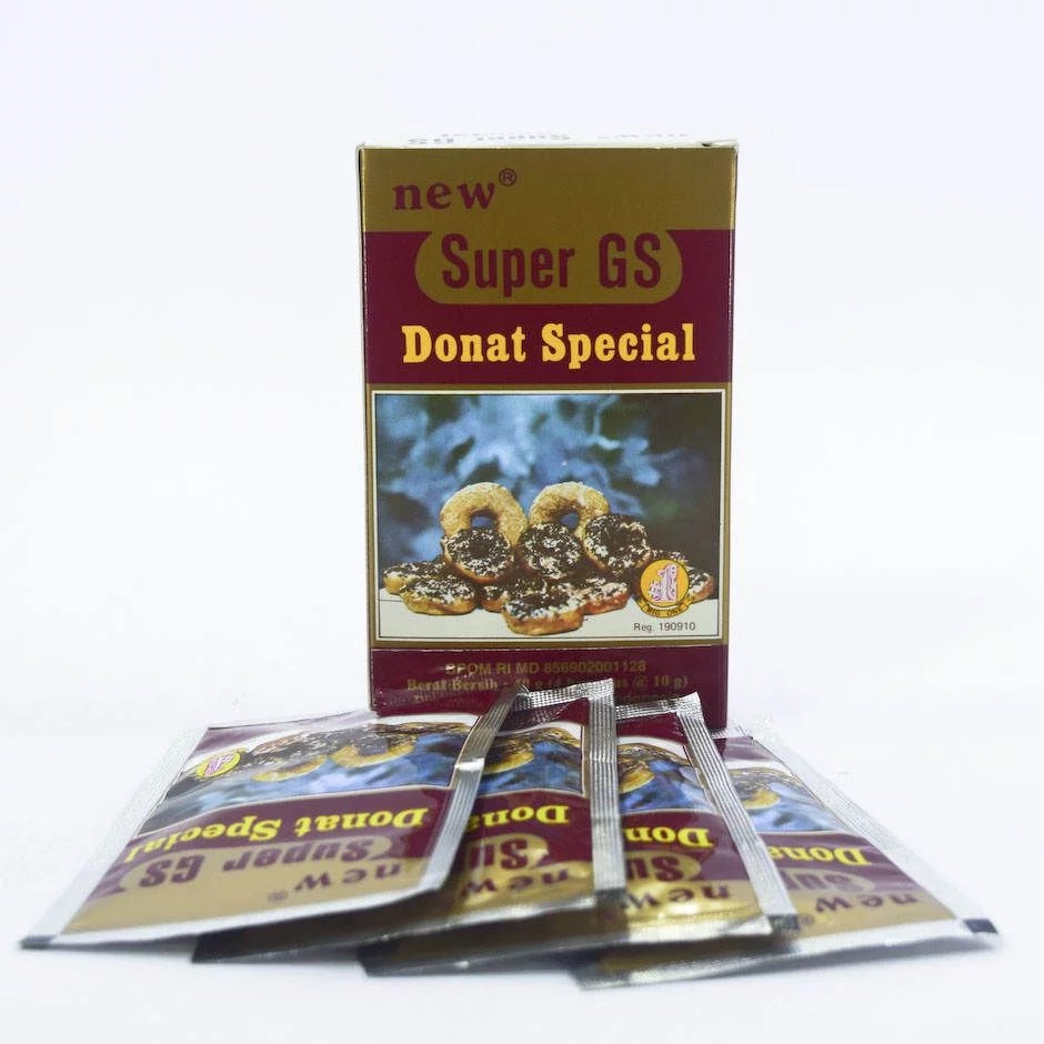 

Super GS Donat Special pengembang roti donat box isi 4x10 gram
