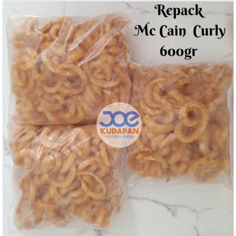 

kentang Mc cain twister curly spiral ala AW 600gr/1,8kg