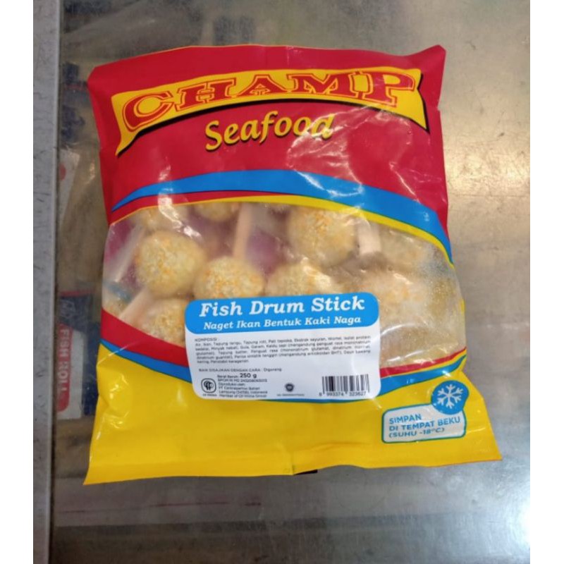 CHAMP SEAFOOD FISH DRUM STICK KAKI NAGA 250g