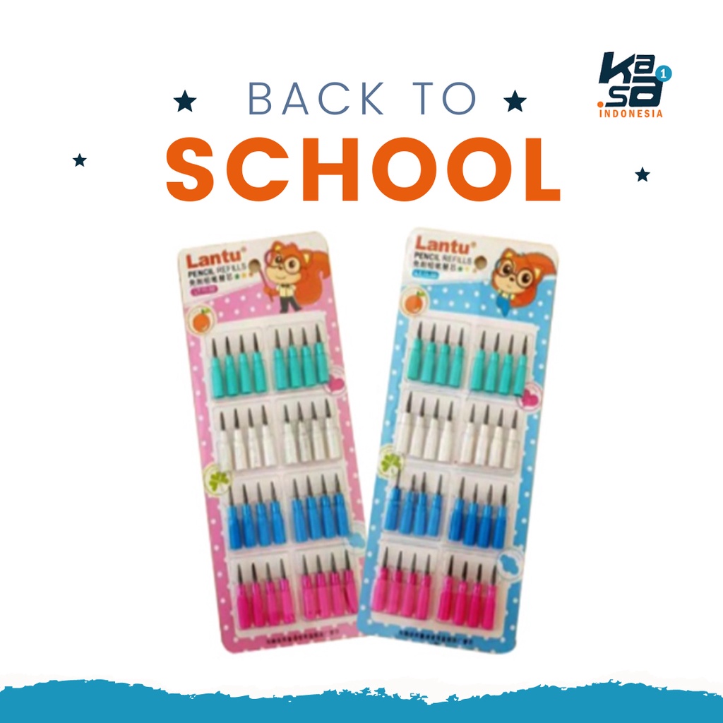 

Refill Pensil Lantu / Isi Ulang Pensil Kemasan Biru / Pink