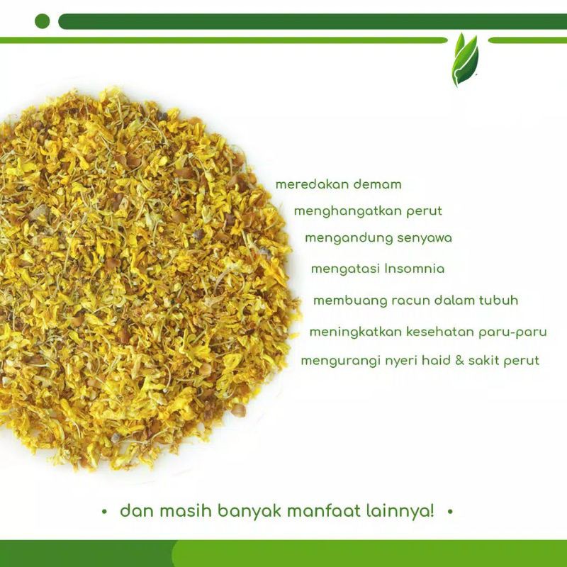 OSMANTHUS FLOWER TEA : PURE OSMANTHUS FLOWER TEA (30 TEA BAG)