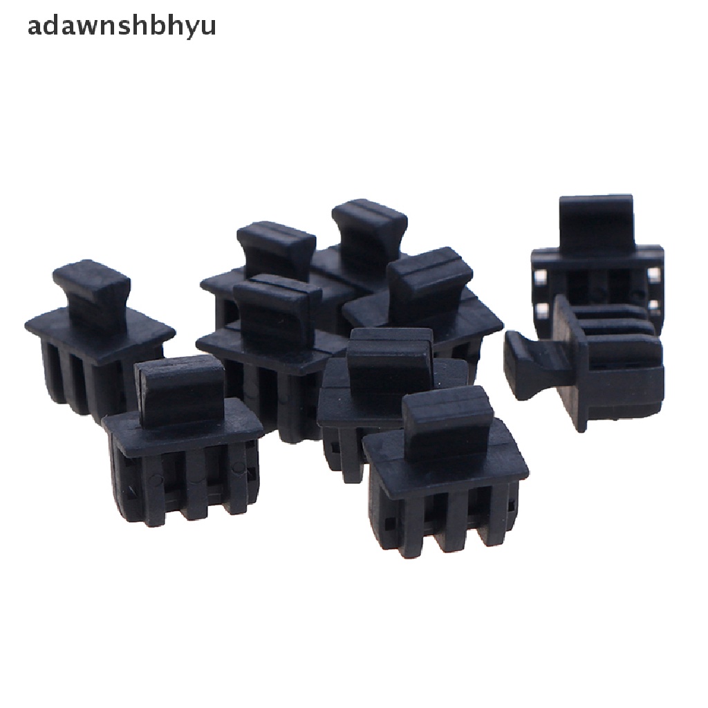 Adawnshbhyu 10pc Penutup Pelindung SFP Fiber Module Covers Dust Cap Cage Colokan Debu