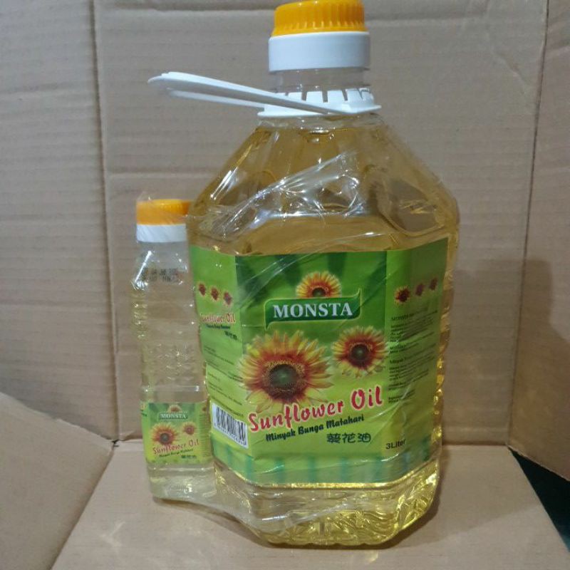 

Monsta sunflower oil 3 Liter